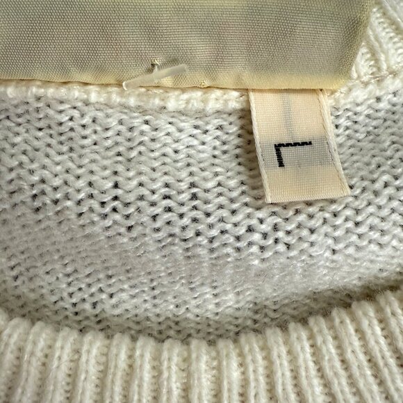 Vintage Concept Knitwear Sweater Womens Sz M Pastel Harlequin 80s 90s Grannycore - Picture 7 of 10